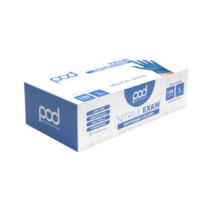 POD Disposable Examination Nitrile Gloves 4.5 g, 100pcs/box