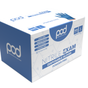 POD Health Nitrile Chemo Examination Gloves, 300 pcs