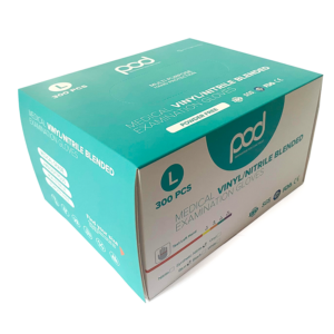 POD Health Nitrile Chemo Examination Gloves, 300 pcs