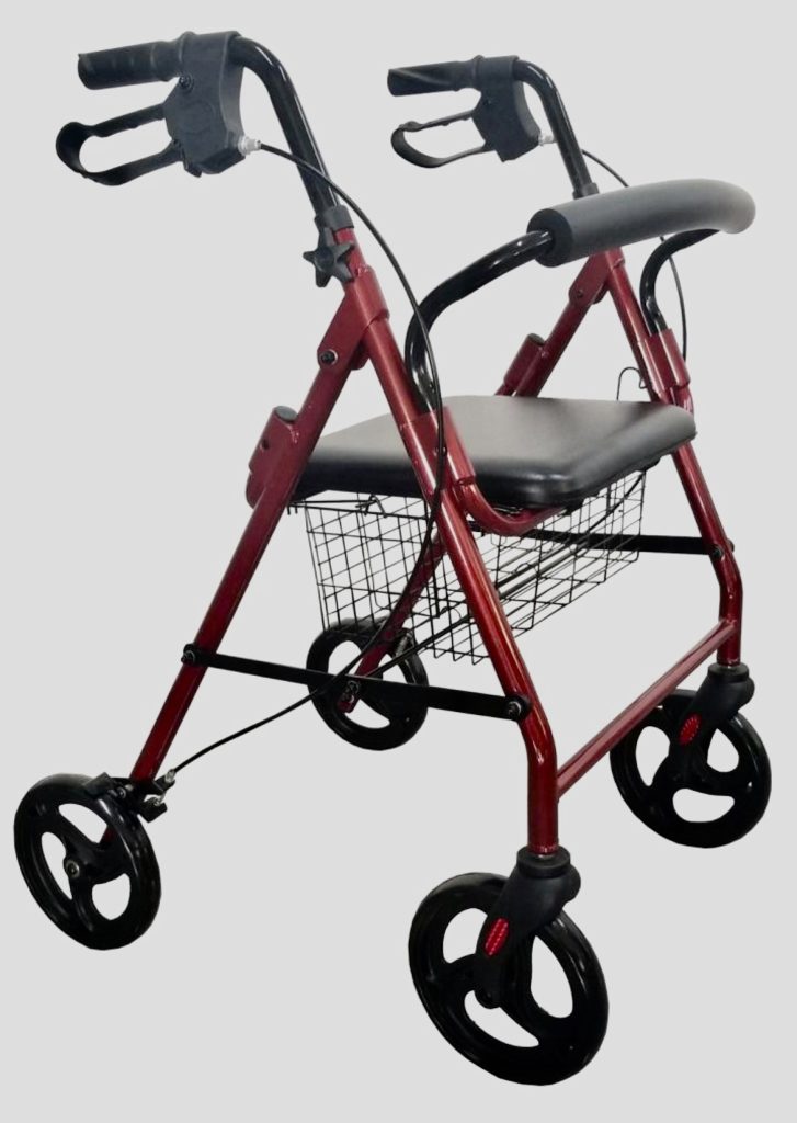 Andadera Cuatro Ruedas con Asiento