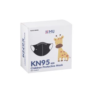 MASCARILLA KN95 NIÑO/A X 10 (BLANCA Y NEGRA)
